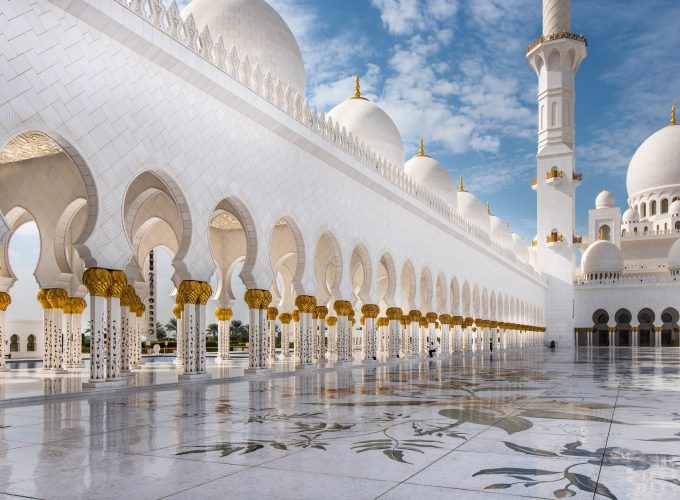 Wallpaper Sheikh Zayed Mosque, Abu Dhabi, 4k, Travel 370654444